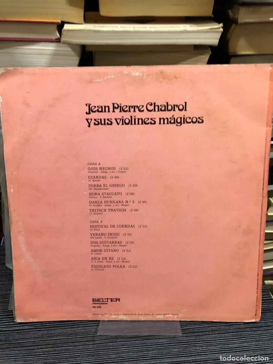 Discos de vinilo: Y sus violines m&aacute;gicos Jean Pierre Chabral