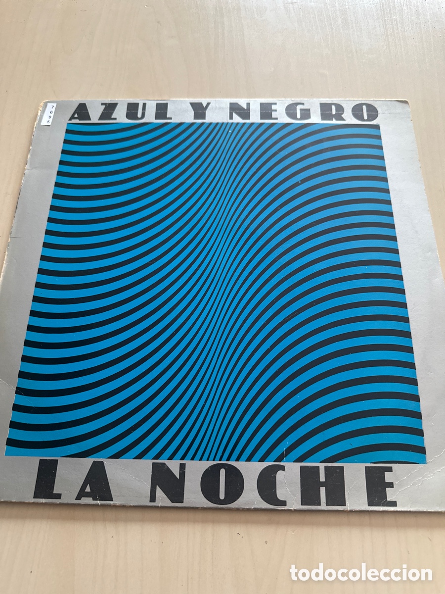 Discos de vinilo: VIN7695 azul y negro la noche VINILO DE SEGUNDAMANO