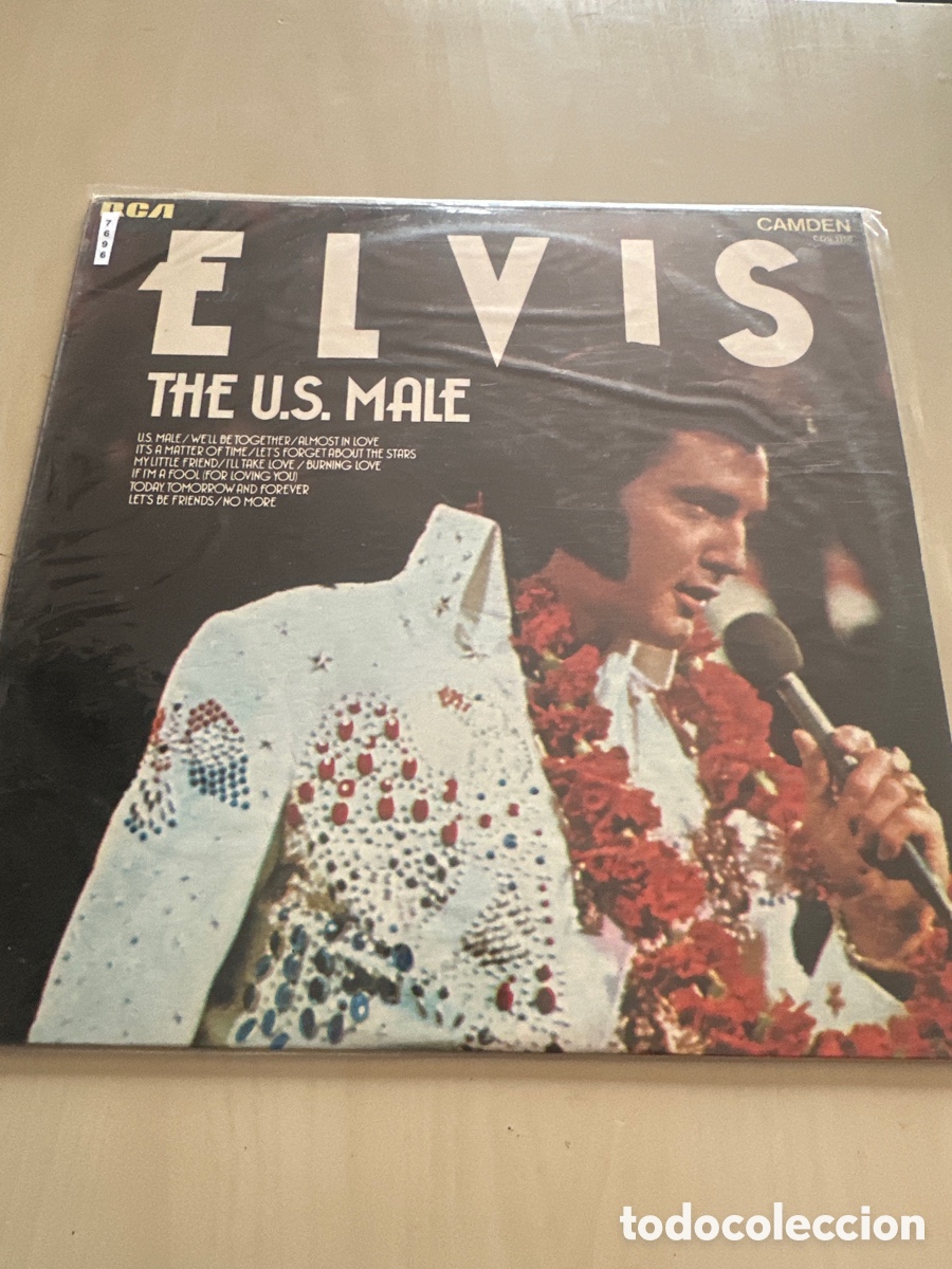 Discos de vinilo: VIN7696 Elvis the u.s. Male VINILO DE SEGUNDAMANO