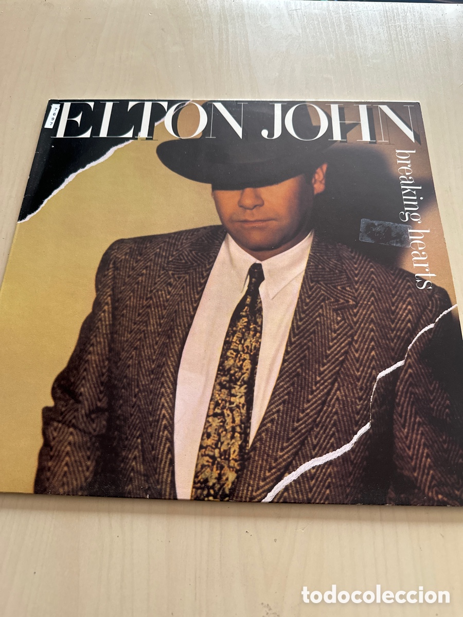 Discos de vinilo: VIN7697 elton John breaking hearts VINILO DE SEGUNDAMANO