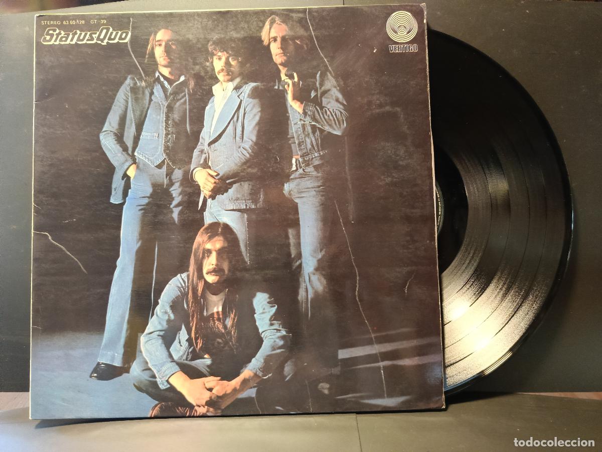 Vinyl records: STATUS QUO BLUE FOR YOU lp espa&ntilde;a 1977 pdeluxe