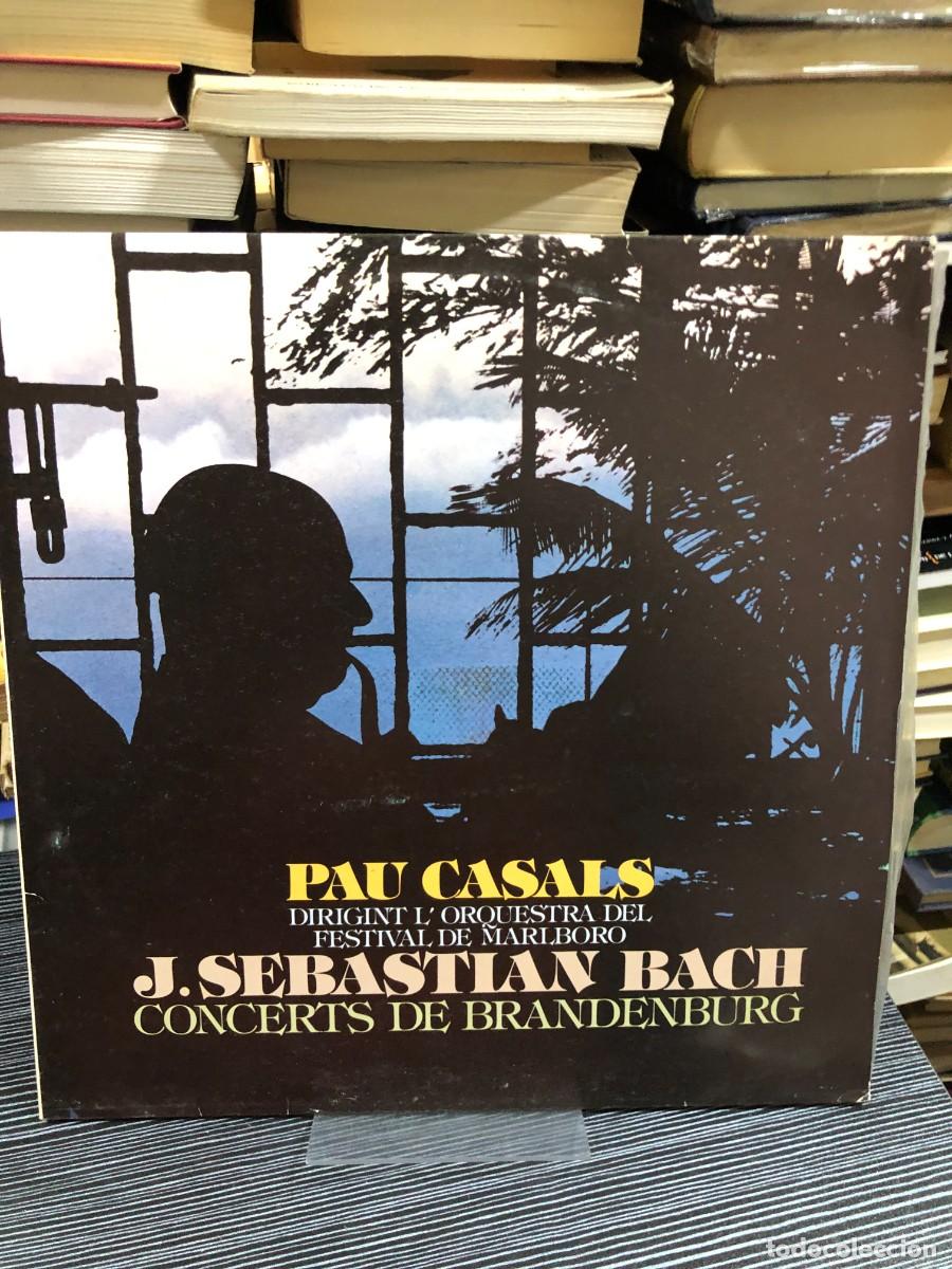 Vinyl records: Concerts de Brandenburg (J. Sebastian Bach) Pau Casals / Marlboro Festival Orchestra