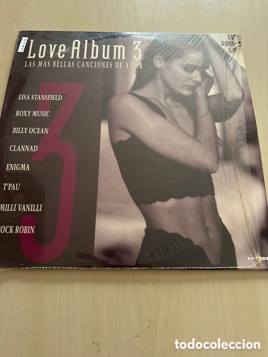 Discos de vinilo: VIN7707 love album 3 las m&aacute;s bellas canciones de amor VINILO DE SEGUNDAMANO