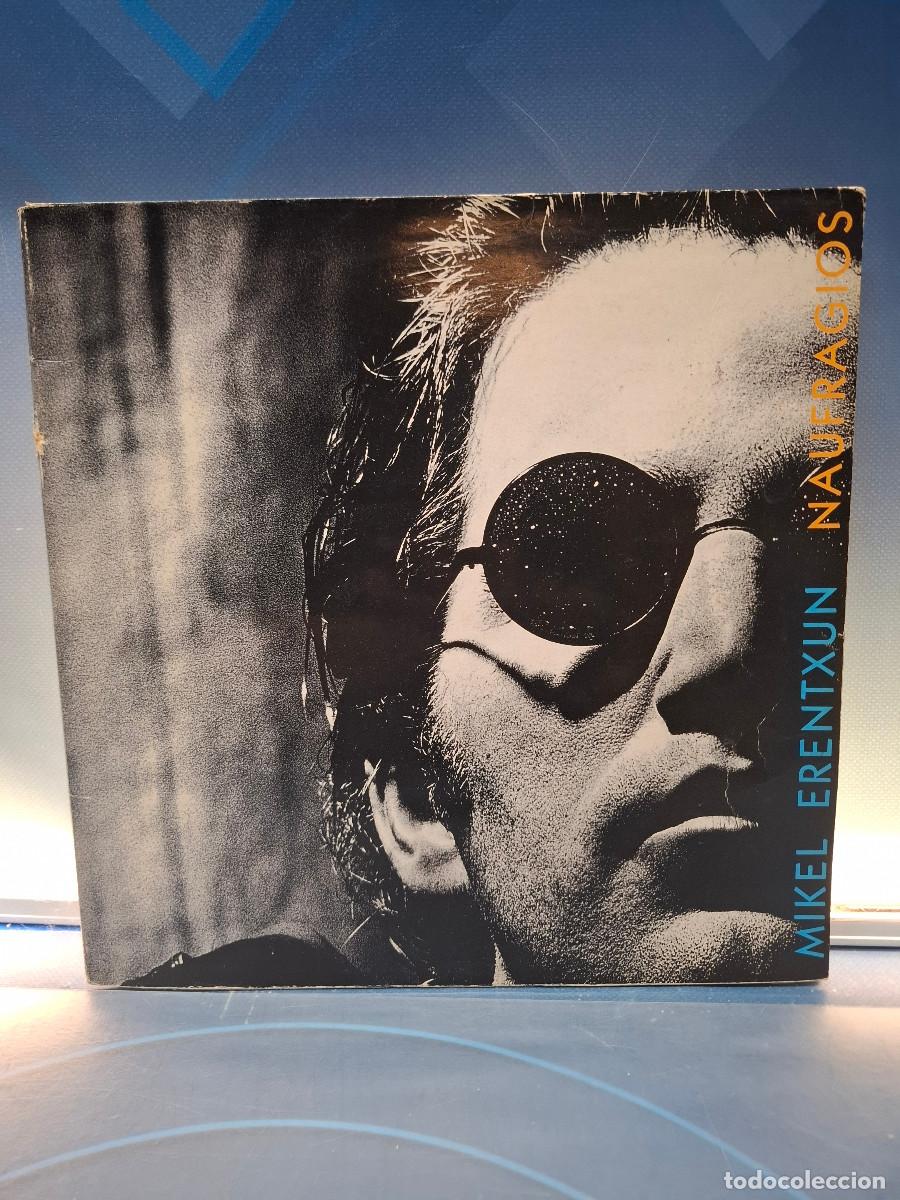 Discos de vinilo: Disco, Lp, Mikel Erentxun , Naufragios, 1992