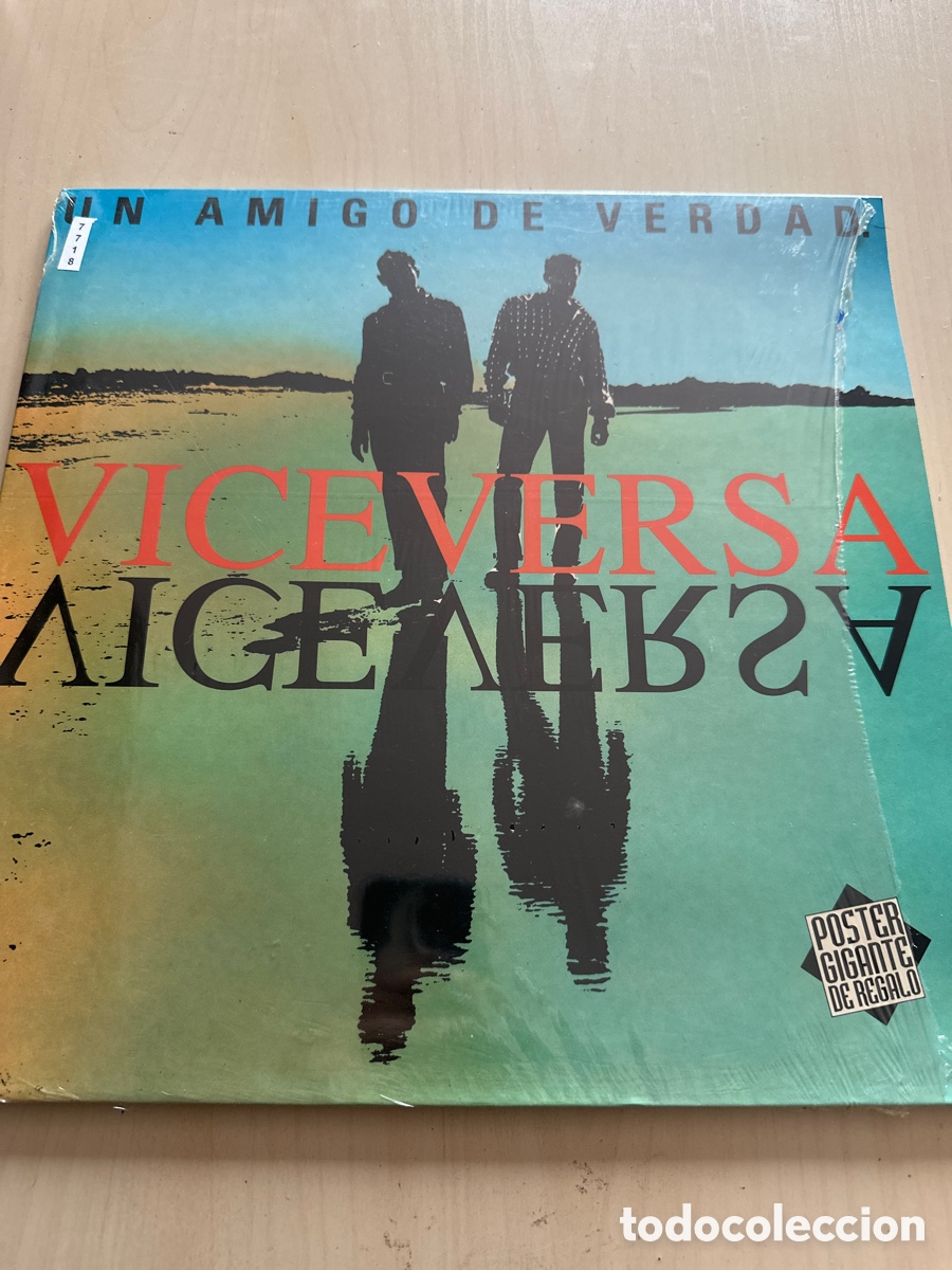 Discos de vinilo: VIN7718 un amigo de verdad viceversa VINILO DE SEGUNDAMANO