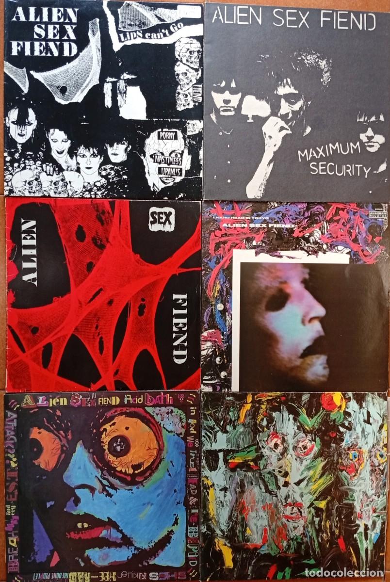 Discos de vinilo: ALIEN SEX FIEND : 6 DISCOS DE VINILO ORIGINALES (1983-1986)