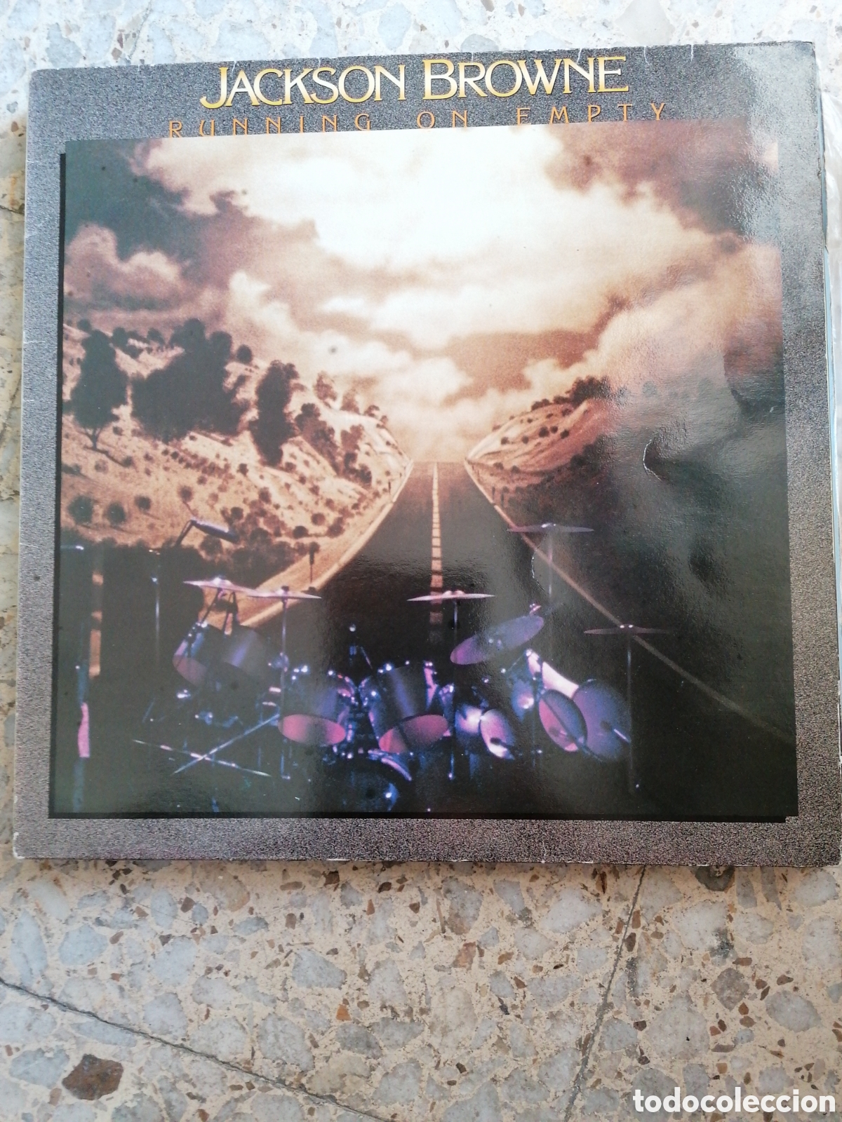 Discos de vinilo: LP JACKSON BROWNE RUNNING ON EMPTY 1984 ESPA&Ntilde;A - Foto 1