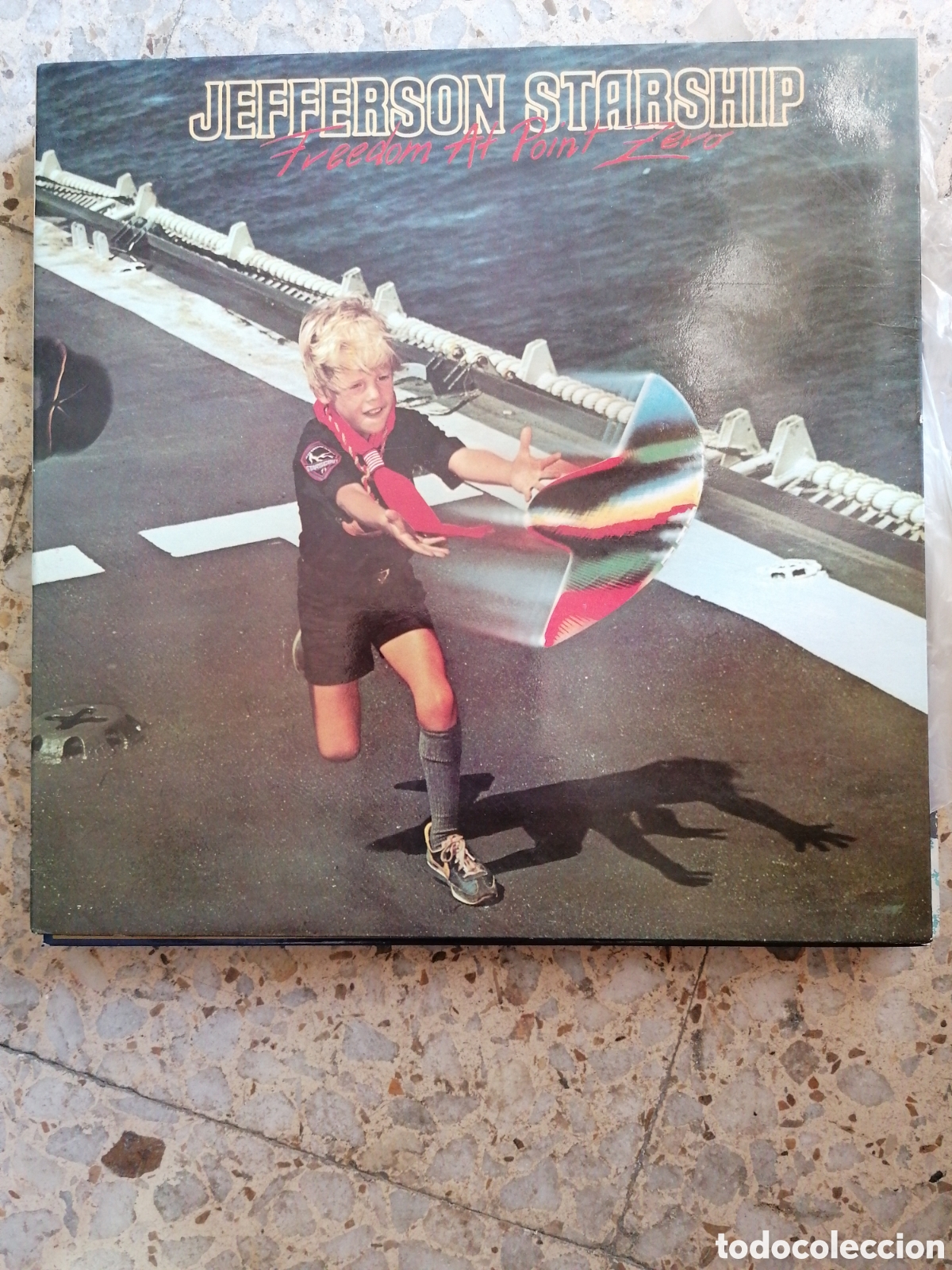Discos de vinil: LP JEFFERSON STARSHIP FREEDOM AT POINT ZERO 1984 ESPA&Ntilde;A PORTADA DOBLE