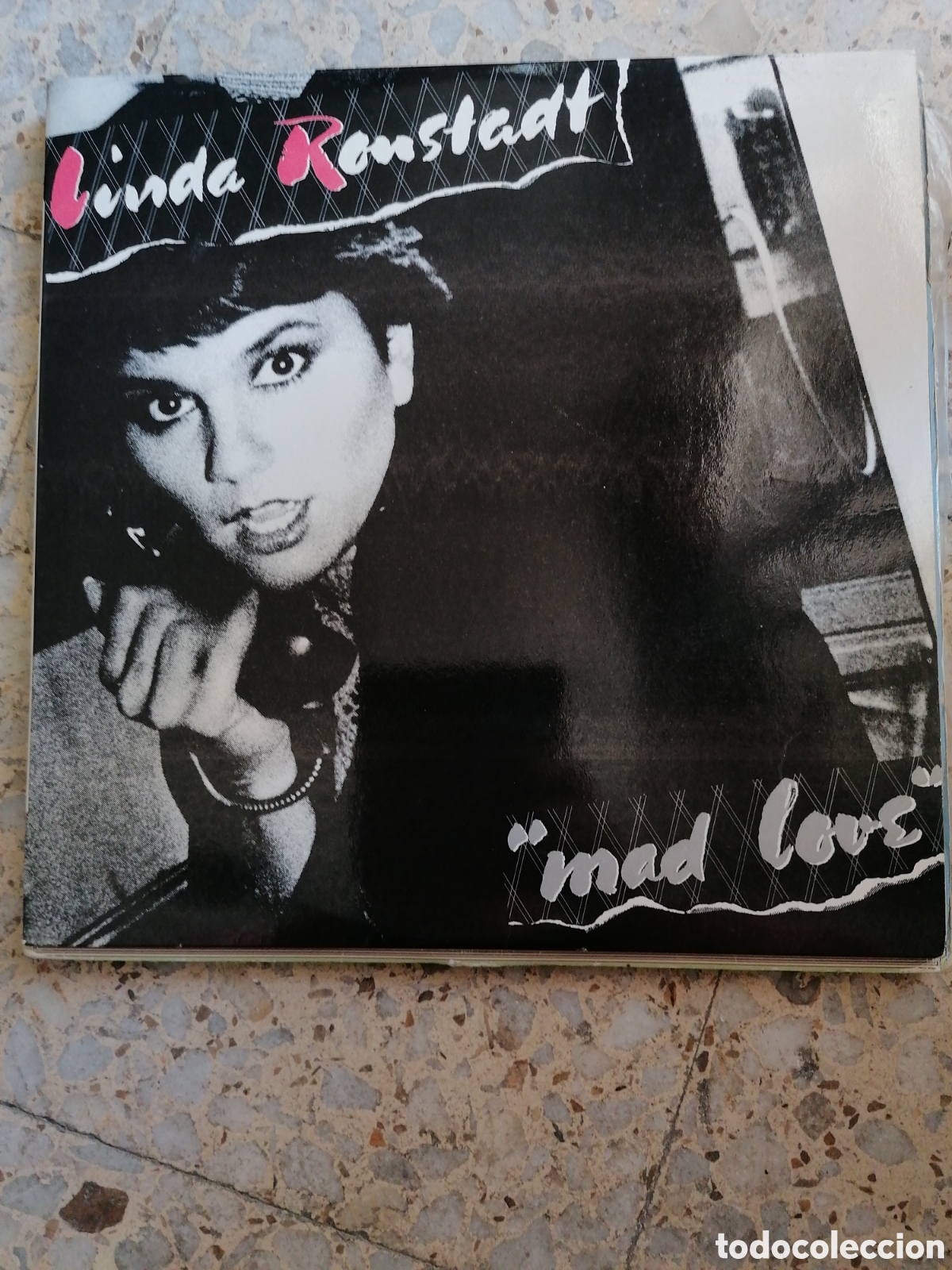 Discos de vinilo: LP LINDA RONSTADT MAD LOVE 1980