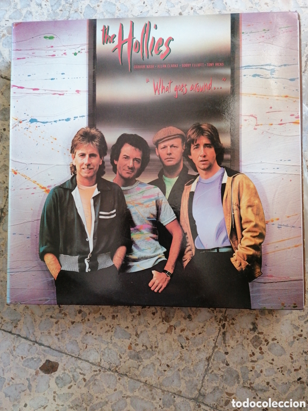 Disques de vinyle: LP THE HOLLIES WHAT GOES AROUND 1983 SPAIN