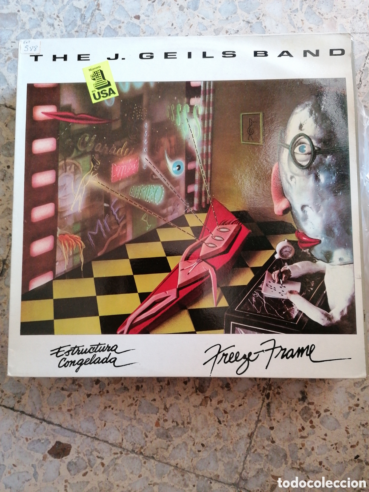 Discos de vinilo: LP THE J GEILS BAND ESTRUCTURA CONGELADA FREEZE FRAME 1981 ESPA&Ntilde;A INSERT
