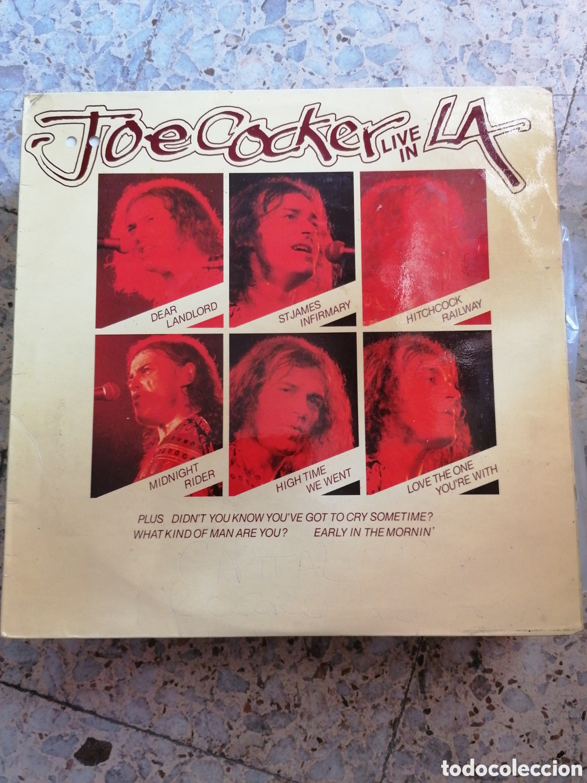 Discos de vinilo: LP JOE COCKER LIVE IN L.A 1976 UK