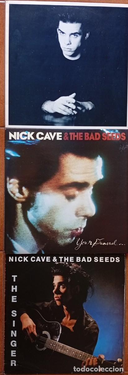 Discos de vinilo: -NICK CAVE & THE BAD SEEDS : 3 DISCOS DE VINILO ORIGINALES (1985-1986)