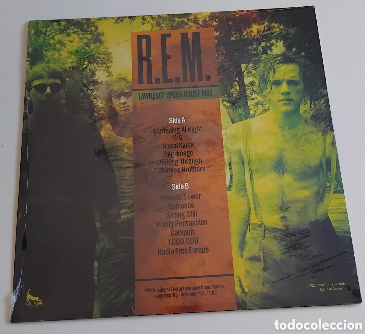 Discos de vinilo: R.E.M. live Lawrence opera house 82 Lp - Foto 2