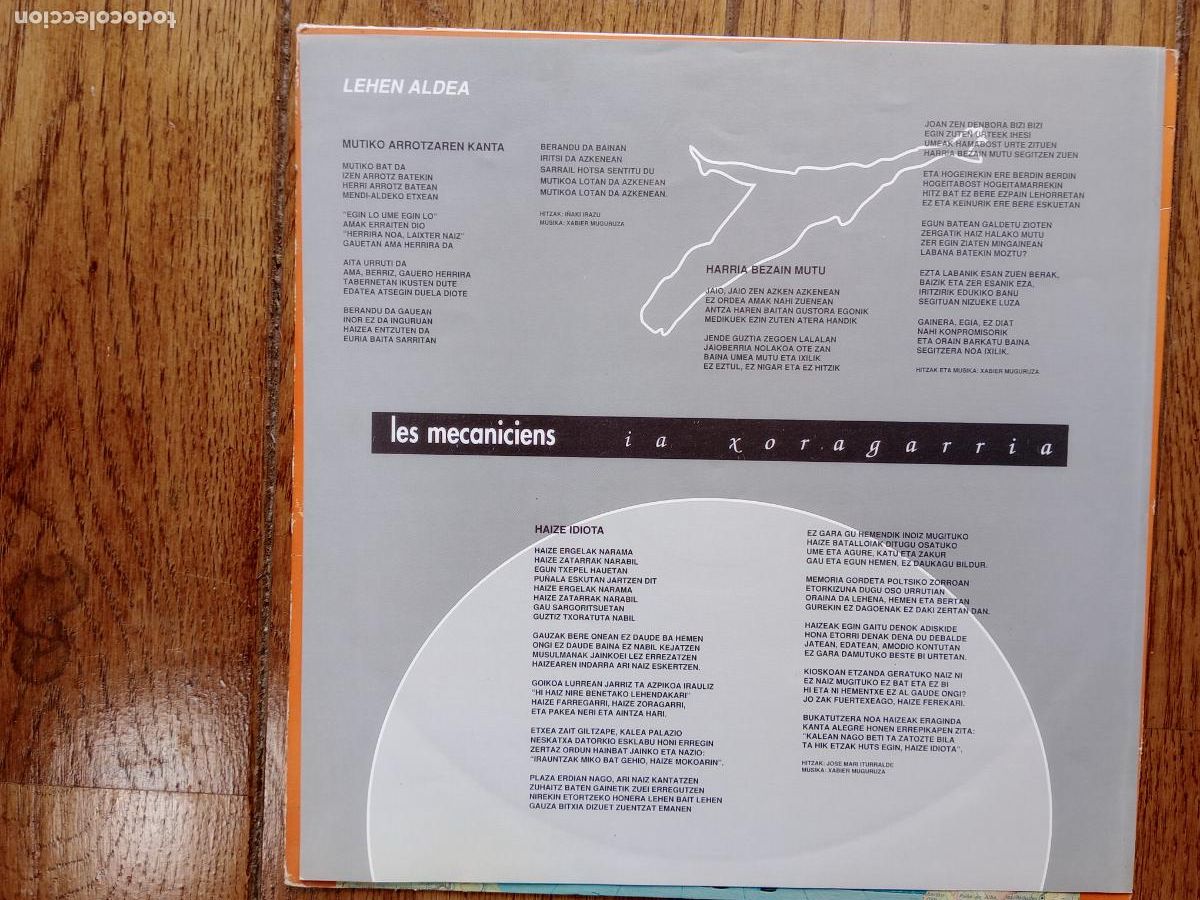 Discos de vinilo: Les Mecaniciens - Ia xoragarria - Foto 4