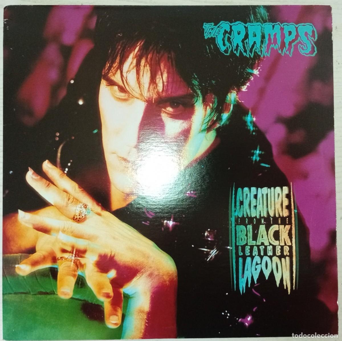 Discos de vinilo: THE CRAMPS : Creature from the Black Leather Lagoon. (12&rdquo; 33 rpm. EP. Enigma Rds. (USA), 1990)