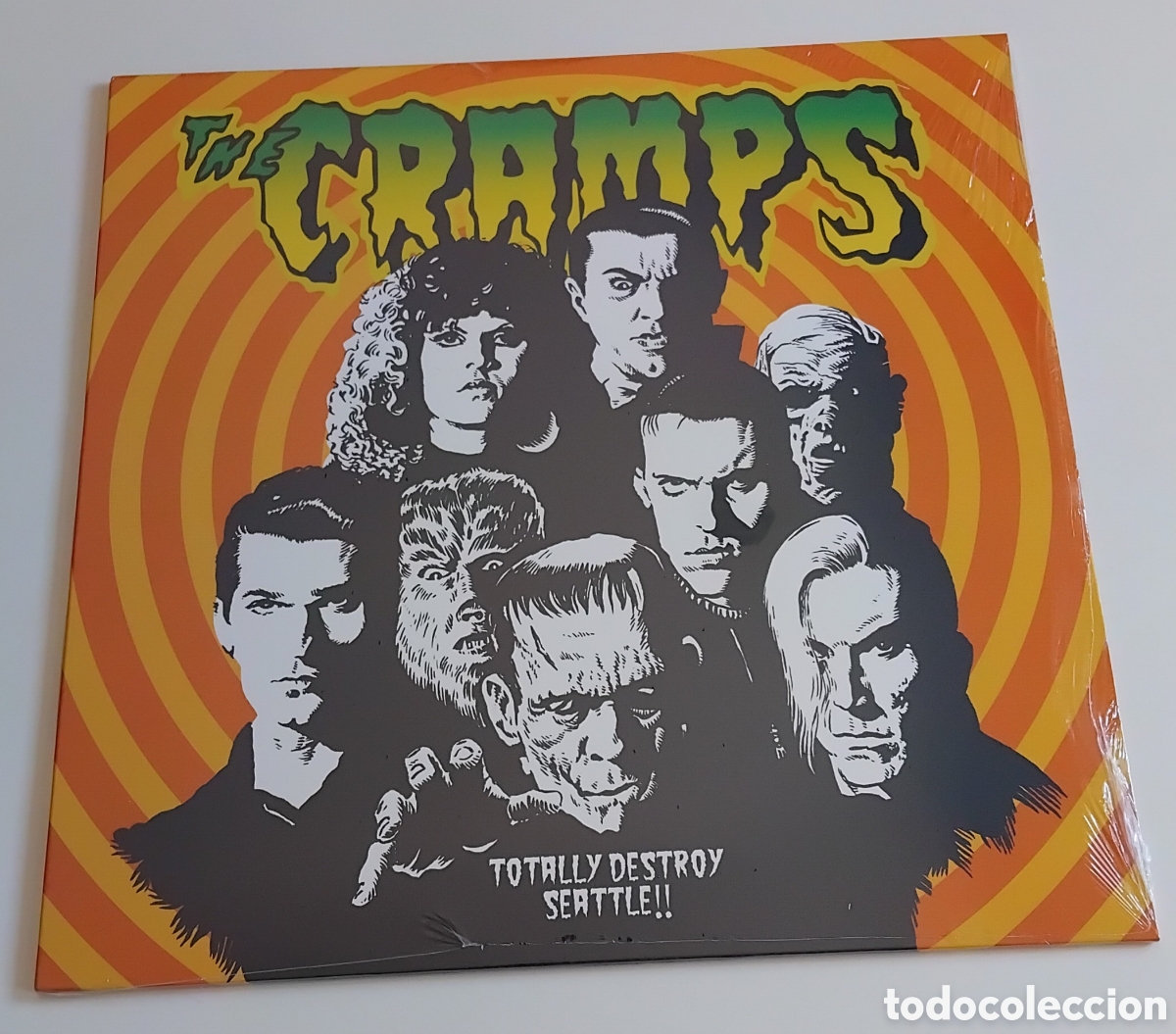 Discos de vinilo: The Cramps, totally destroy Seatle 82 Lp