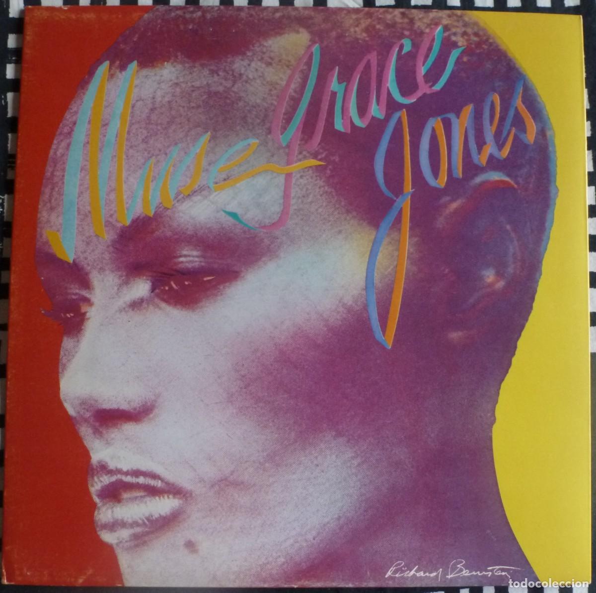 Discos de vinilo: GRACE JONES - MUSE (LP ISLAND 1979 ESPA&Ntilde;A) MUY BUEN ESTADO