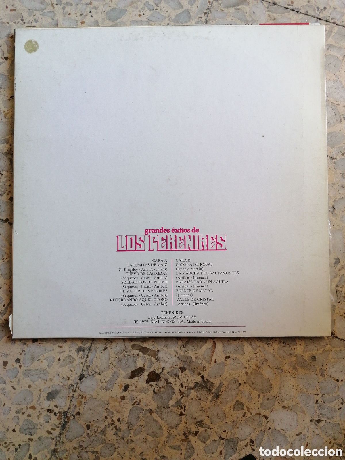 Discos de vinilo: LP LOS PEKENIKES GRANDES EXITOS 1979 - Foto 2