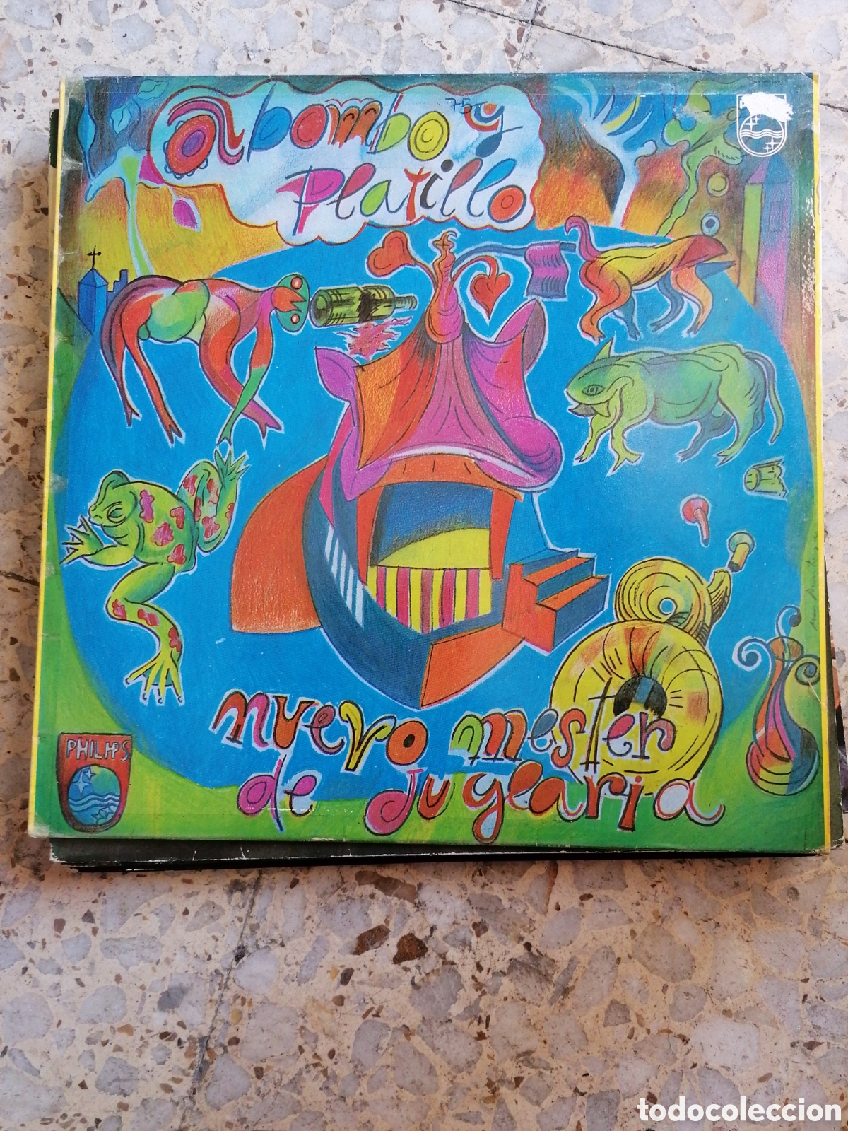 Discos de vinilo: LP NUEVO MESTER DE JUGLARIA A BOMBO Y PLATILLO 1982 INSERT