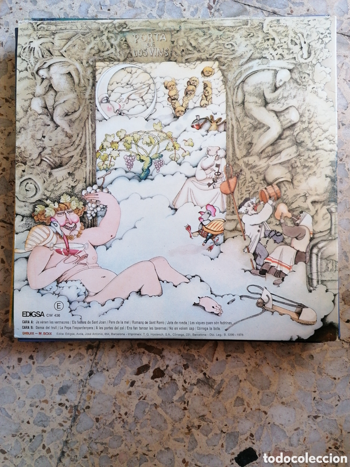 Discos de vinilo: LP AL TALL POSA VI 1978 INSERT PORTADA DOBLE - Foto 2