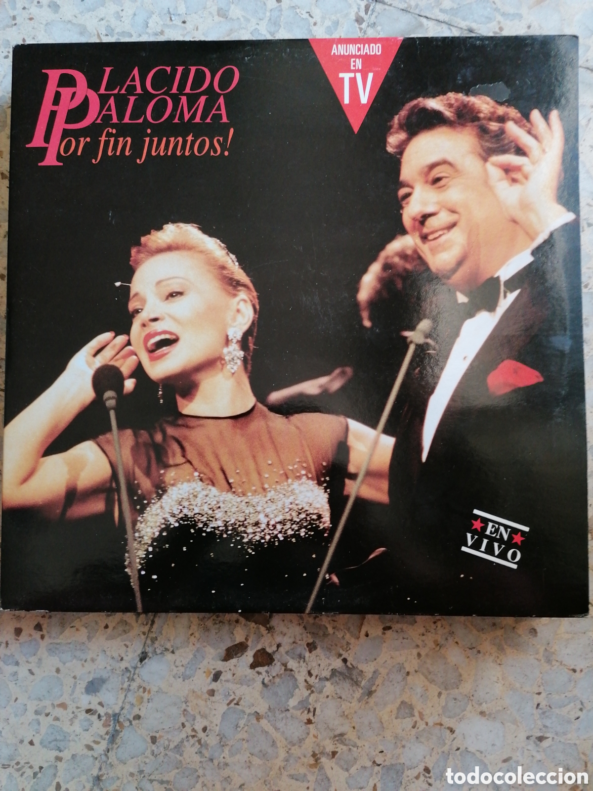 Discos de vinilo: 2 LP PALOMA SAN BASILIO PLACIDO DOMINGO POR FIN JUNTOS EN VIVO 1991 PORTADA DOBLE