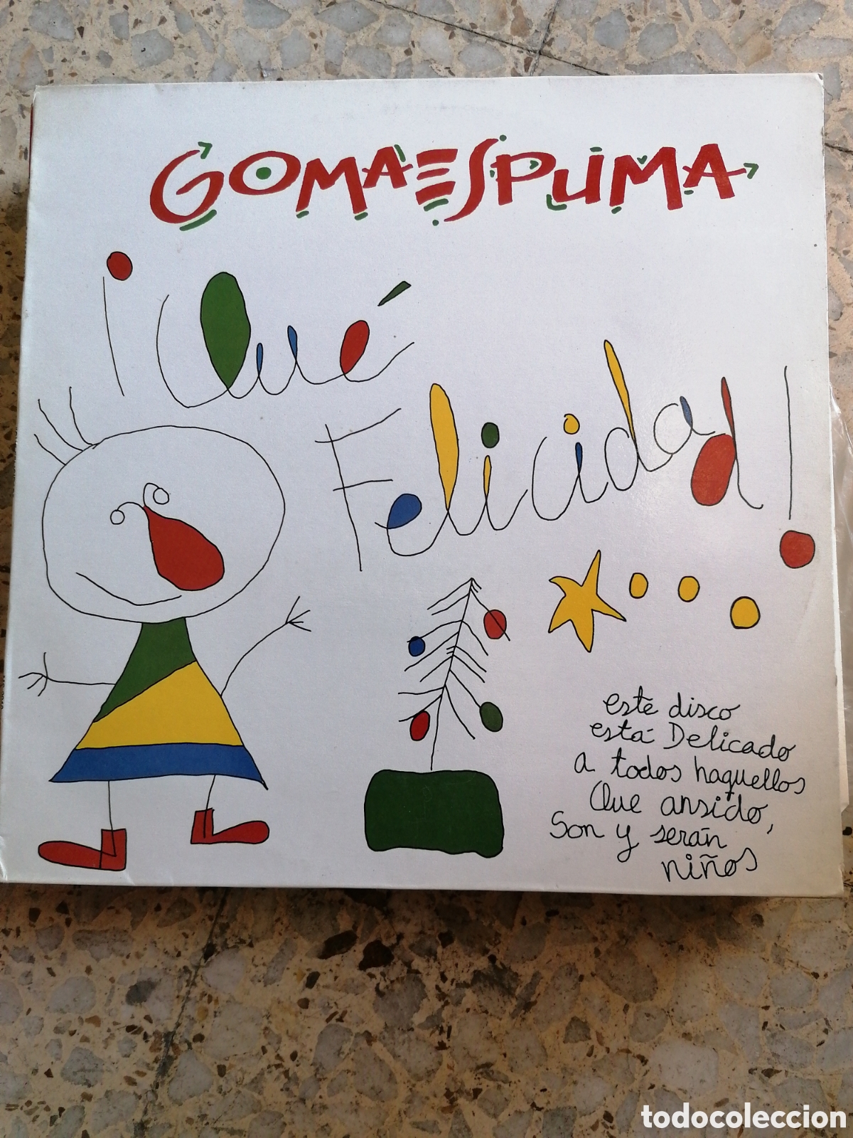Discos de vinilo: LP GOMAESPUMA QUE FELICIDAD 1987