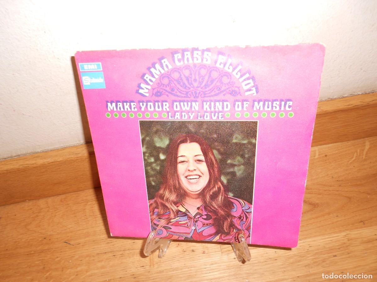 Discos de vinilo: MAMA CASS ELLIOT : MAKE YOUR OWN KIND OF MUSIC / LADY LOVE - SINGLE - 1&euro;y+