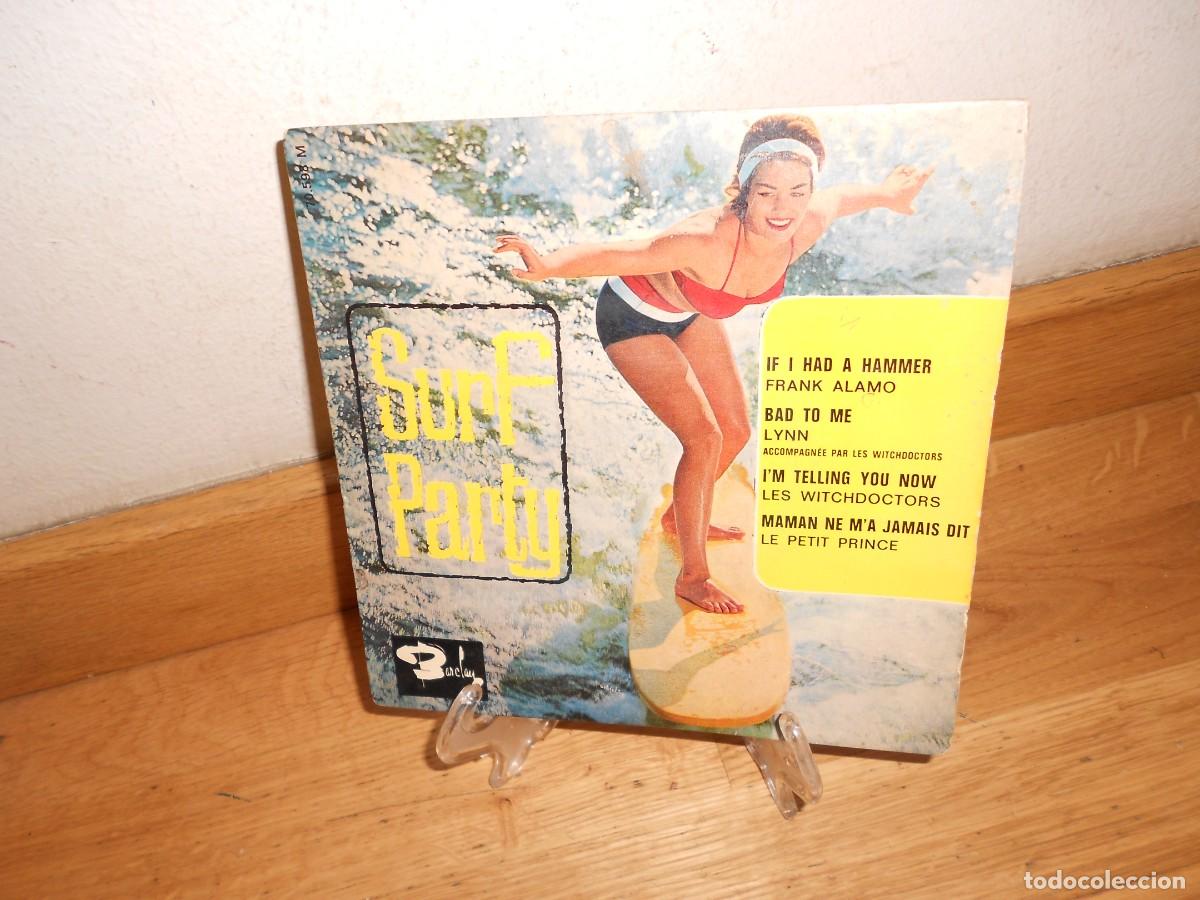 Discos de vinilo: SURF PARTY : FRANK ALAMO / LYNN / les WITCHDOCTORS / le PETIT PRINCE - EP - 1&euro;y+