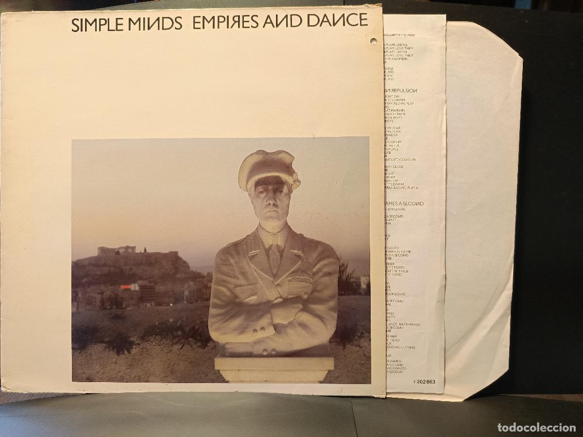 Discos de vinilo: SIMPLE MINDS EMPIRES AND DANCE lp espa&ntilde;a 1980 pdeluxe