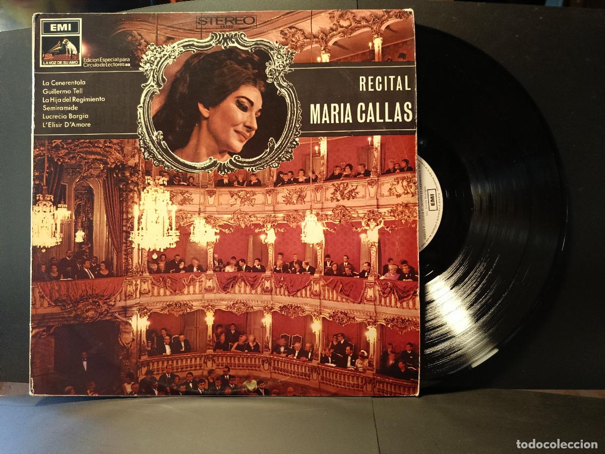 Discos de vinilo: MARIA CALLAS RECITAL MARIA CALLAS LP ESPA&Ntilde;A 1969 PDELUXE