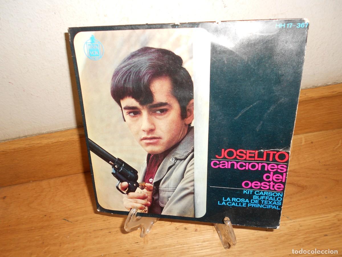 Discos de vinilo: JOSELITO / CANCIONES del OESTE : KIT CARSON / BUFFALO / la ROSA de TEXAS - EP - 1&euro;y+