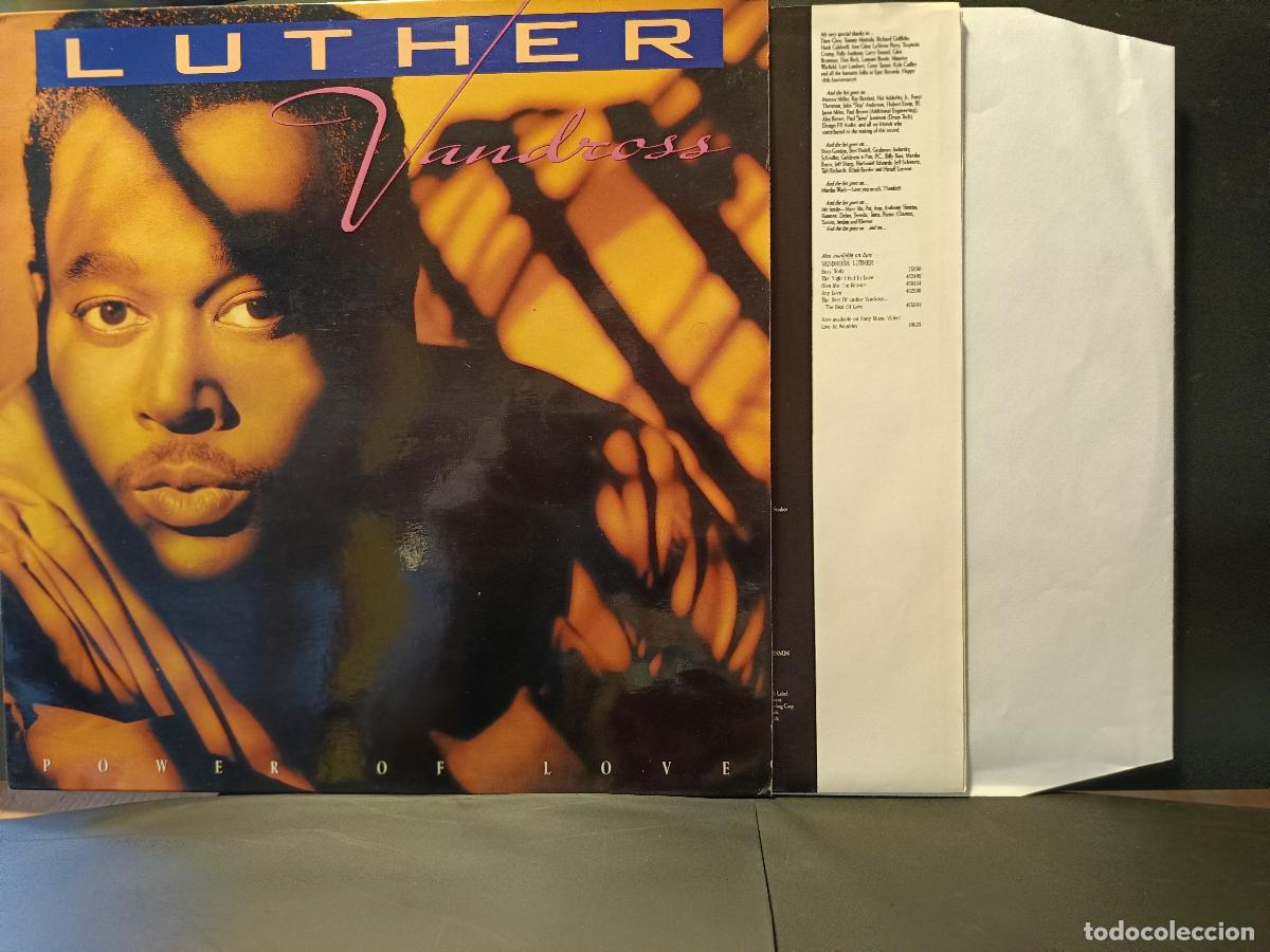 Discos de vinilo: LUTHER VANDROS POWER OF LOVE LP EUROPA 1991 PDELUXE