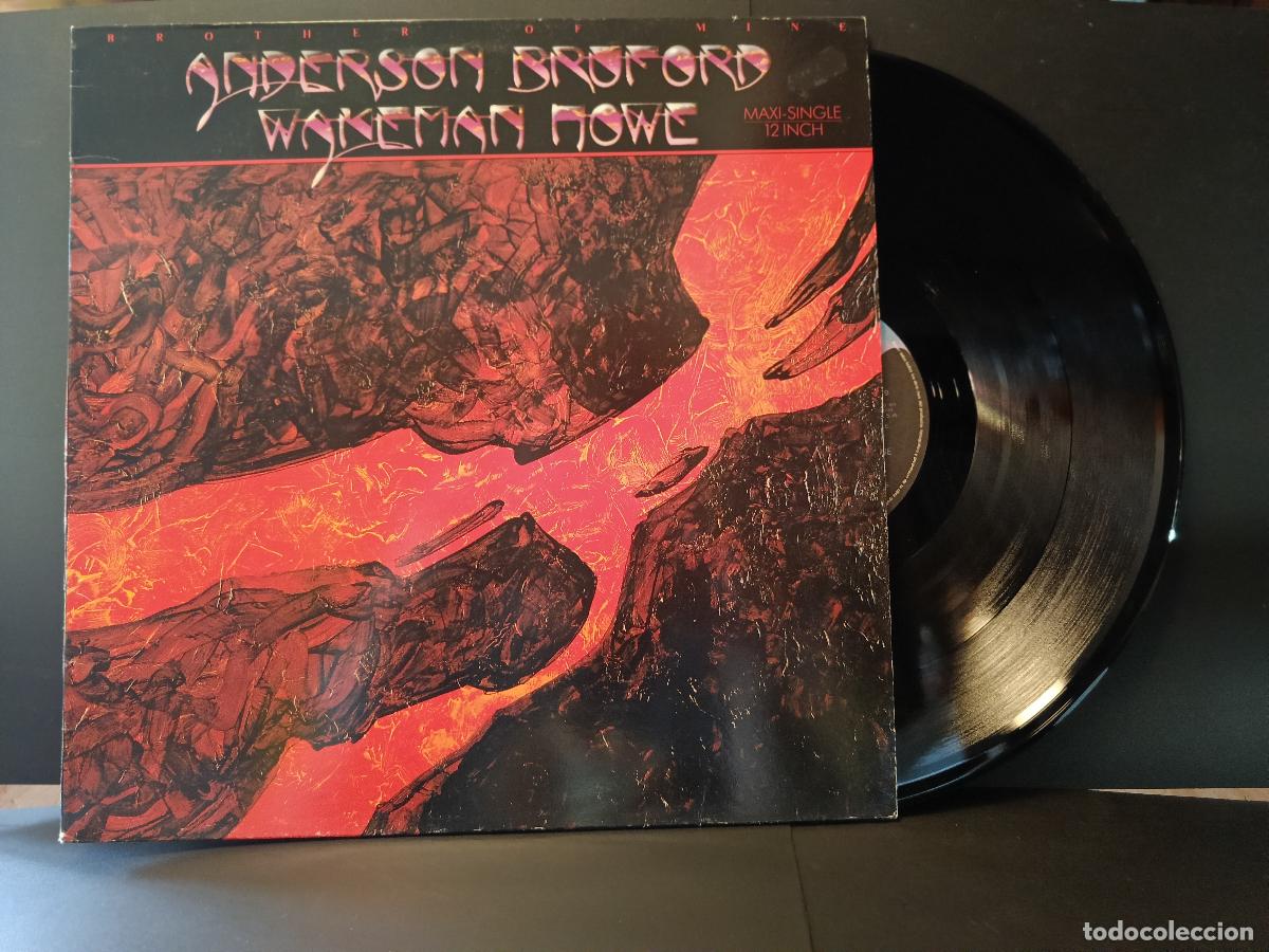 Discos de vinilo: ANDERSON,BRUDFORD,WAKEMAN,HOWE MAXI ESPA&Ntilde;A 1989 PDELUXE