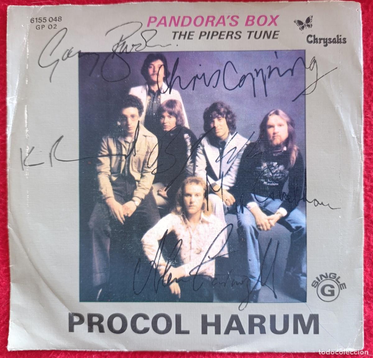 Discos de vinilo: PROCOL HARUM &lrm;&ndash; PANDORA'S BOX 7&rdquo; 1975 EDICION PORTUGUESA RARA!