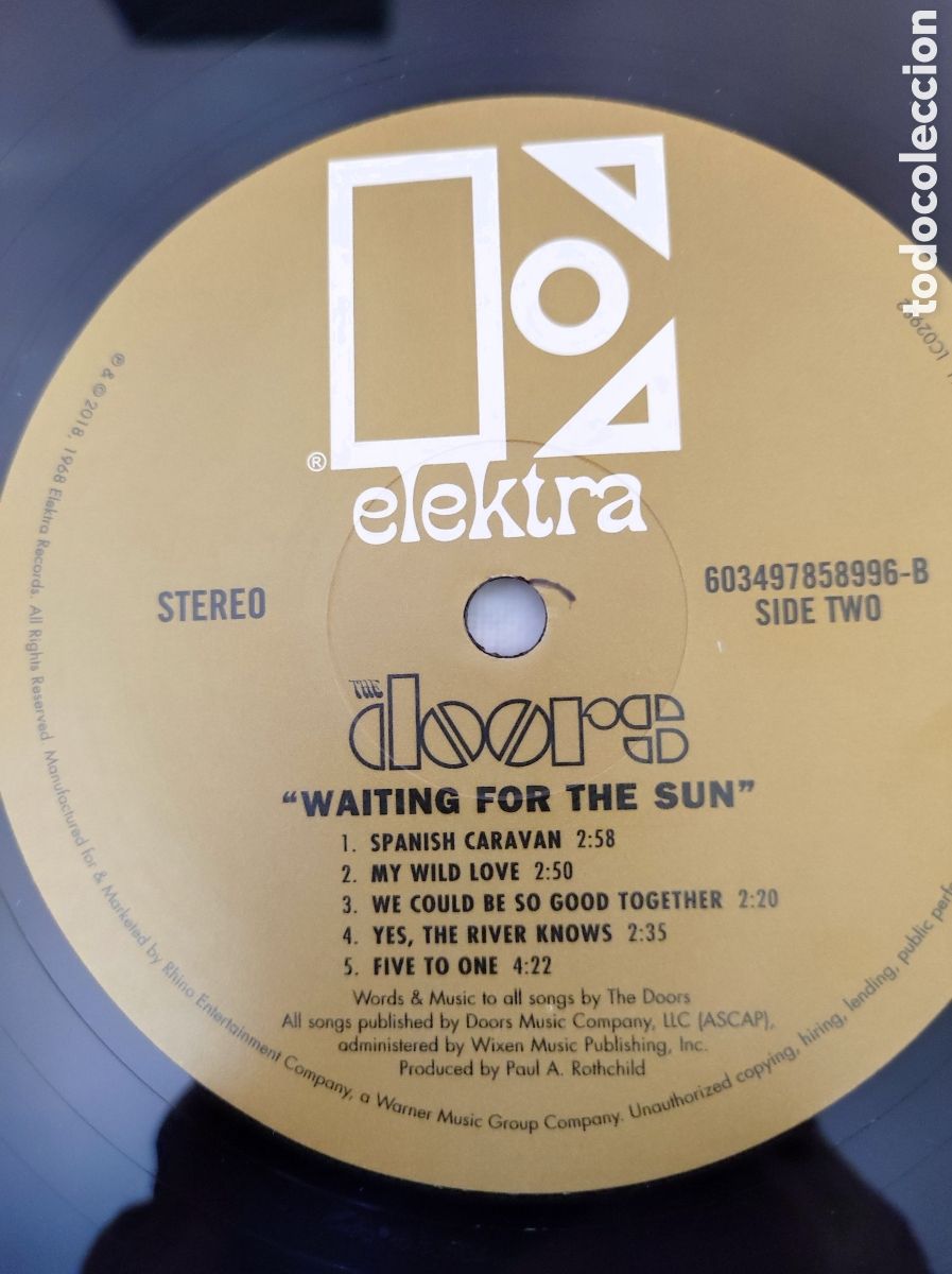 Discos de vinilo: THE DOORS - WAITING FOR THE SUN - Foto 6