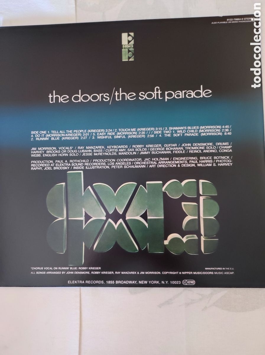 Discos de vinilo: THE DOORS - THE SOFT PARADE - Foto 2
