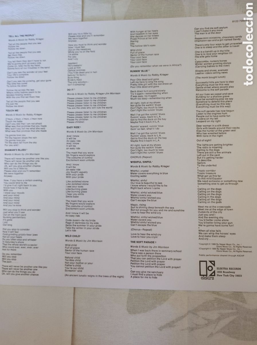 Discos de vinilo: THE DOORS - THE SOFT PARADE - Foto 5