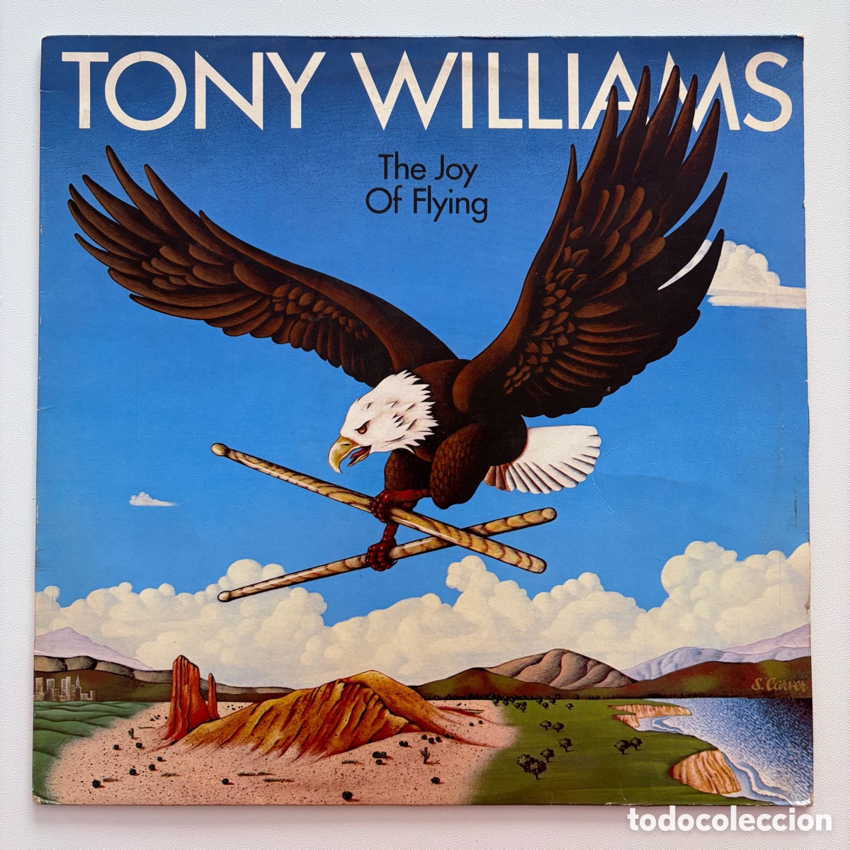 Discos de vinilo: LP Tony Williams The Joy Of Flying edicion europea de 1979