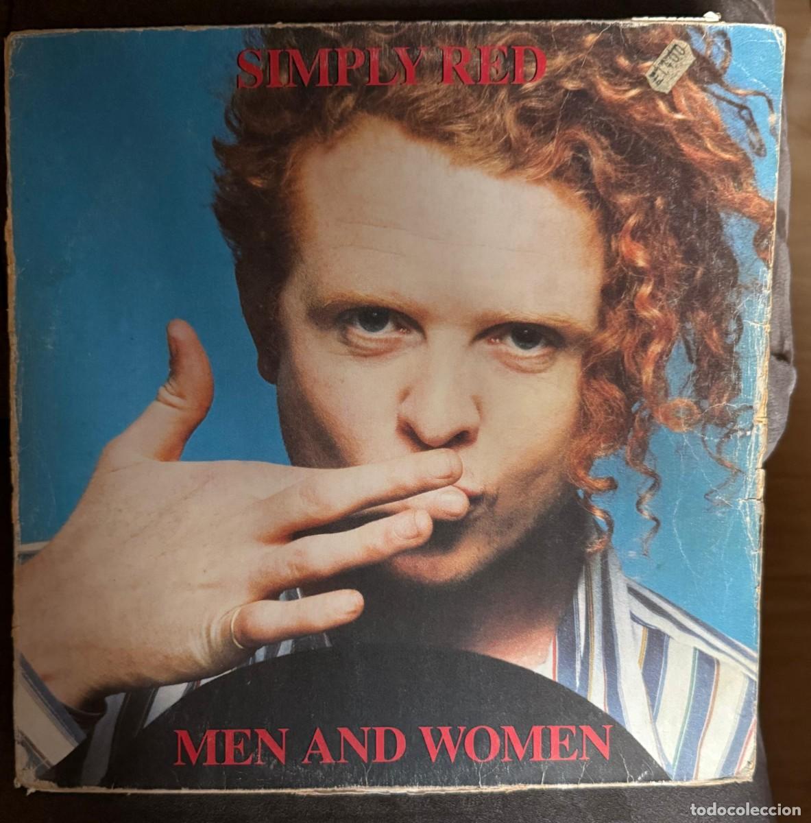 Discos de vinilo: Simply Red &lrm;&ndash; Men And Women. Disco vinilo. Edic. Spain. 1987