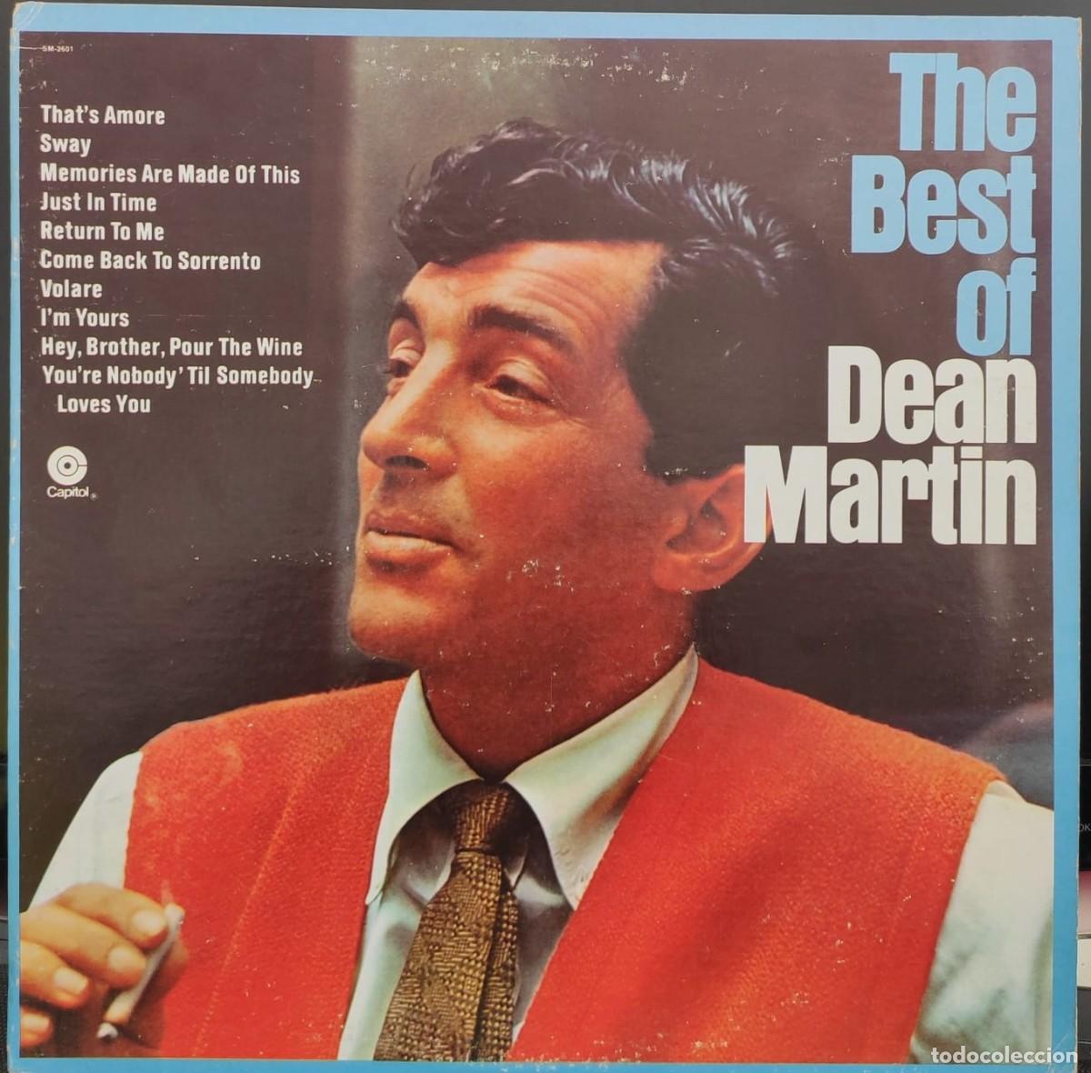 Discos de vinilo: LP Dean Martin - The Best Of (Capitol SM-2601) USA 1975 &bull; Vinilo Impecable