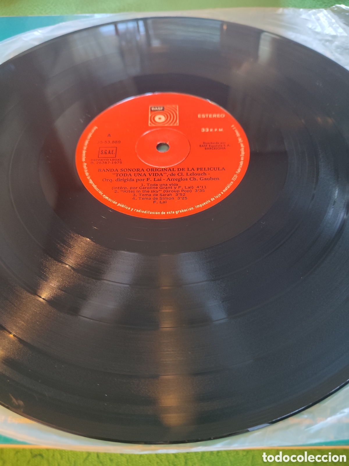 Discos de vinilo: Francis Lai - BSO Toda una vida - Foto 3