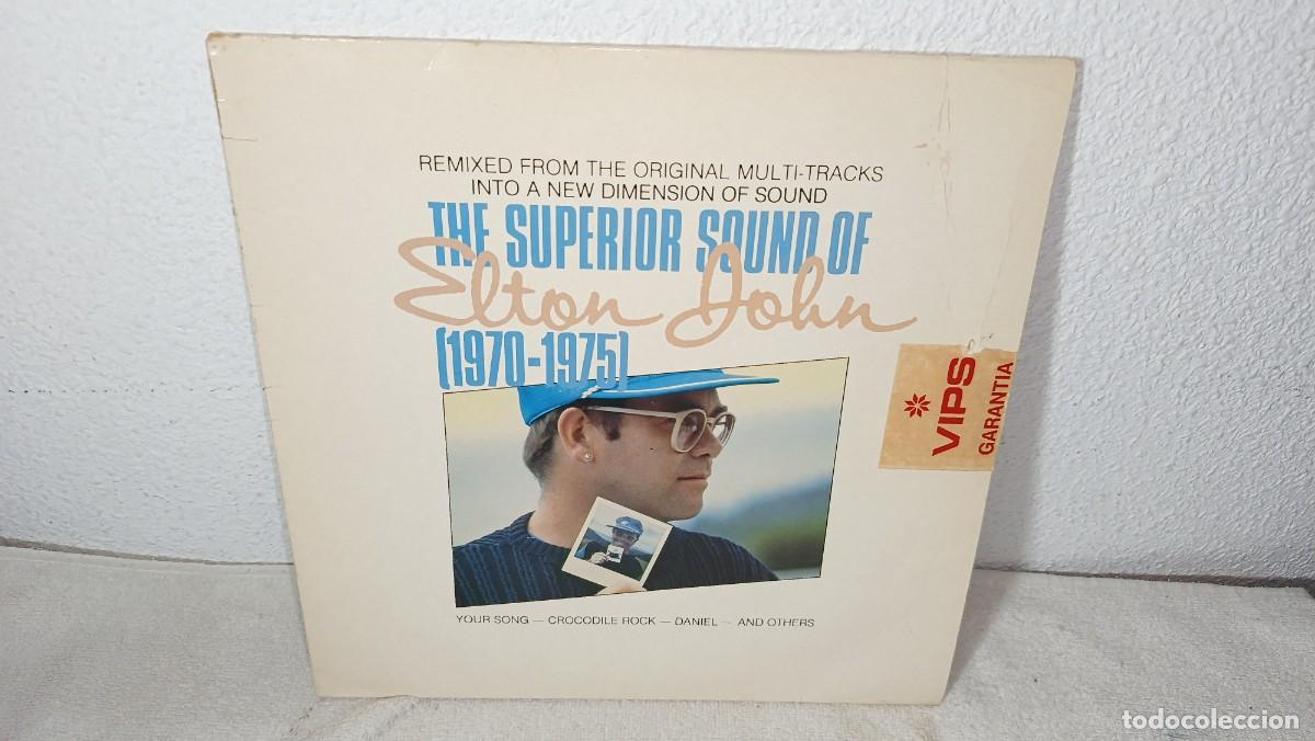 Discos de vinilo: ANTIGUO DISCO LP ELTON JOHN GTHE SUPERIOR SOUND OF ELTON JOHN 1970 - 1975 EPIC CBS SPAIN