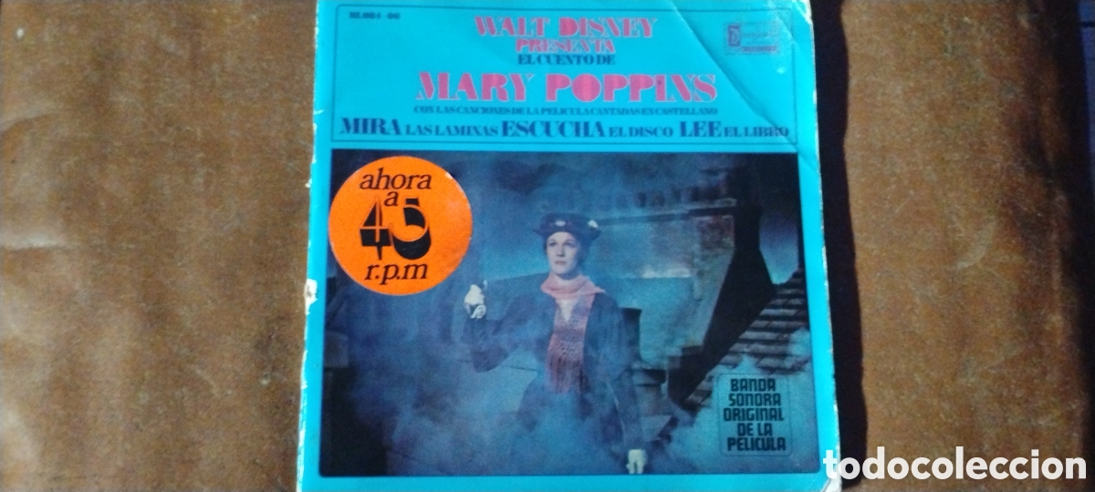 Discos de vinil: WALT DISNEY PRESENTA EL CUENTO MARY POPPINS-VARIOUS-HISPAVOX/SPAIN-KSA