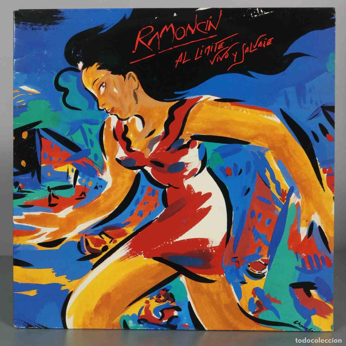 Discos de vinilo: LP. Al l&iacute;mite, Vivo y Salvaje - Ramonc&iacute;n - Foto 1