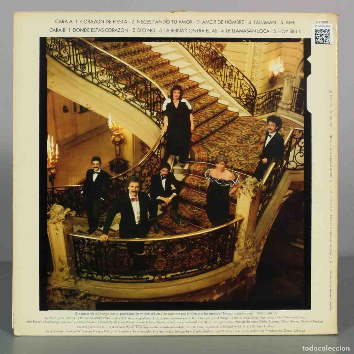 Discos de vinilo: LP. Amor De Hombre - Mocedades - Foto 2