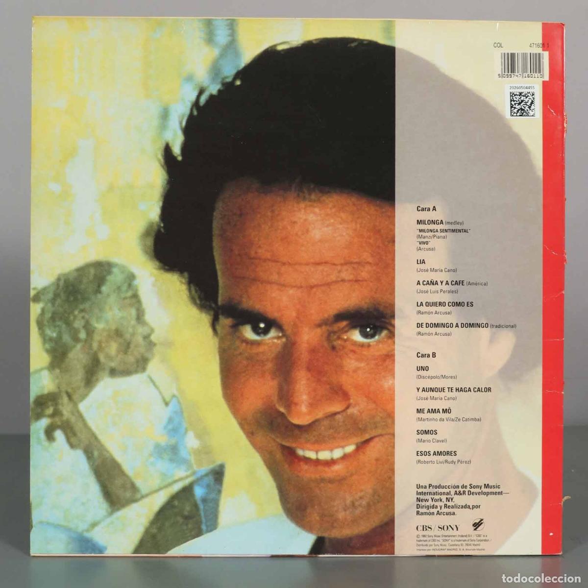Discos de vinilo: LP. Calor - Julio Iglesias - Foto 2