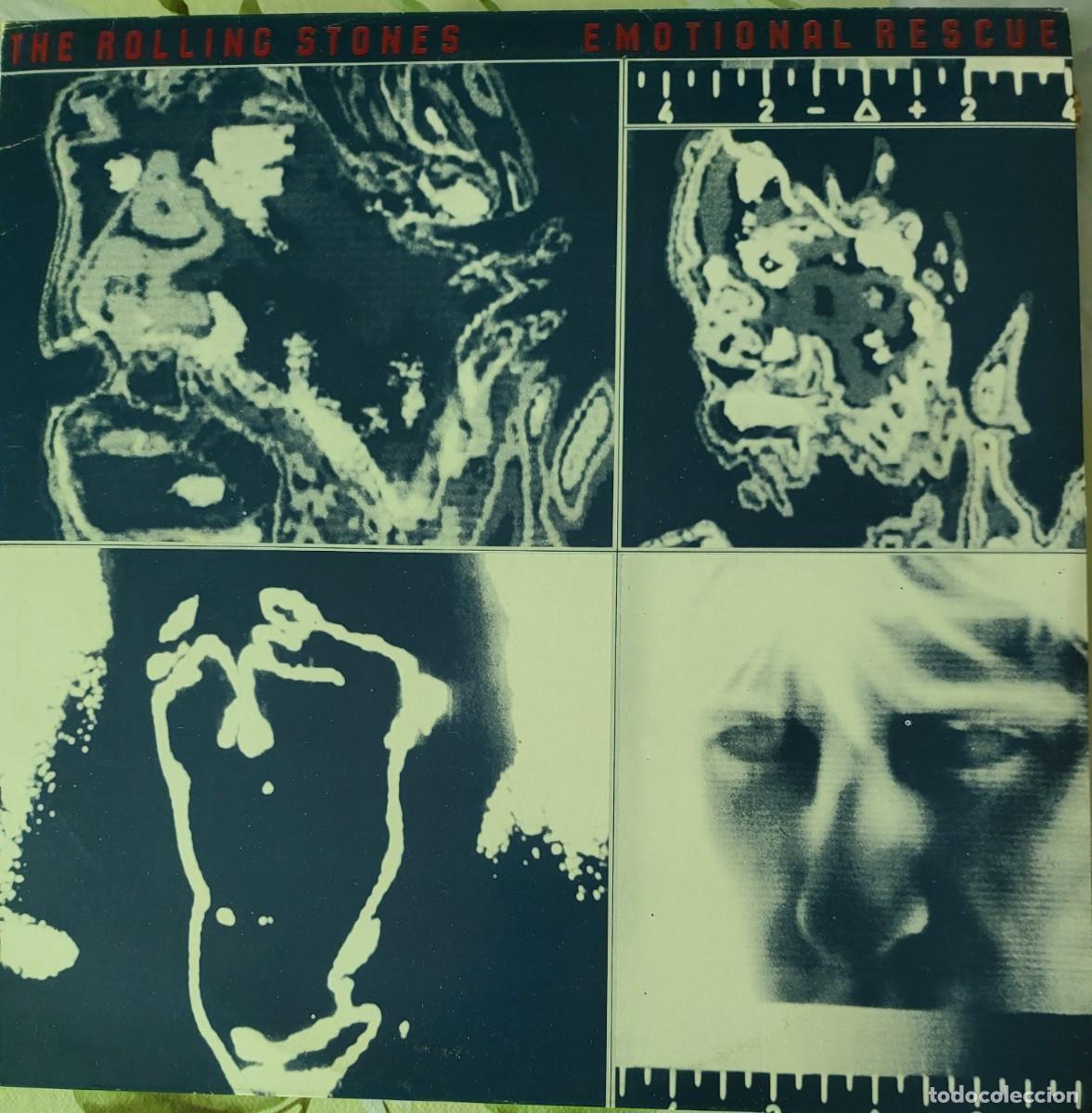 Discos de vinilo: The Rolling Stones Lp sello Emi editado en Espa&ntilde;a a&ntilde;o 1980...con despegable.