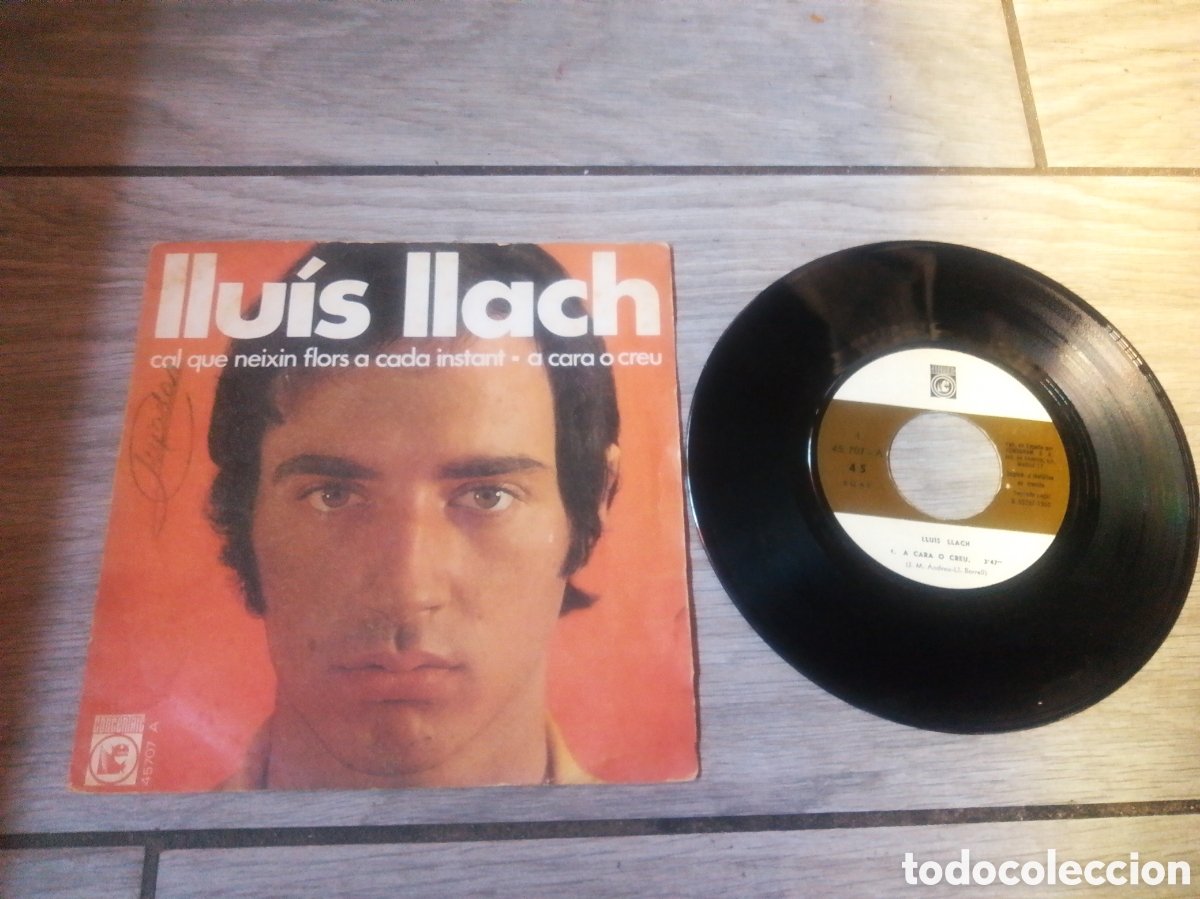 Discos de vinilo: LLUIS LLACH - CAL QUE NEIXIN FLORS A CADA INSTANT - SINGLE - SPAIN - CONCENTRIC - CC -