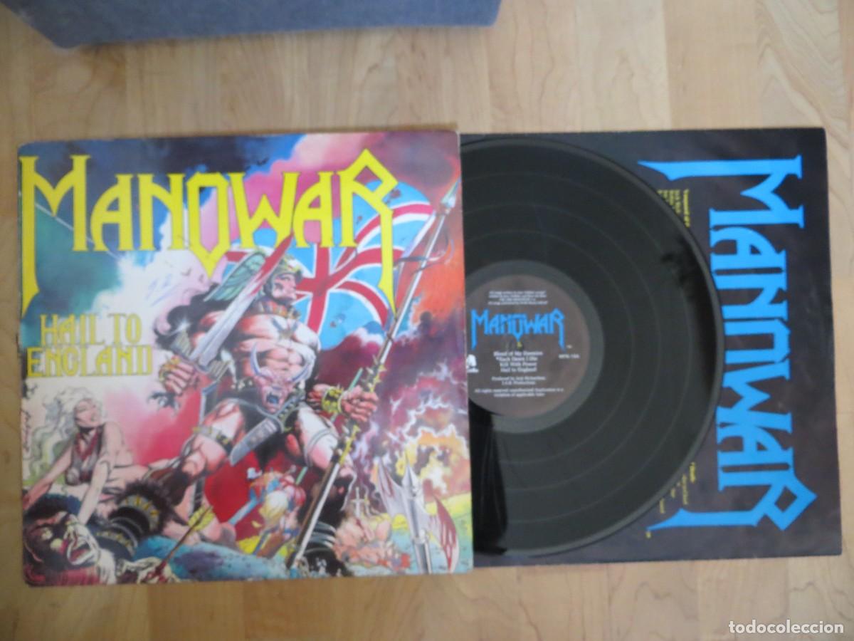 Discos de vinilo: Manowar - Hail To England (LP, Album) 1984 U.K.